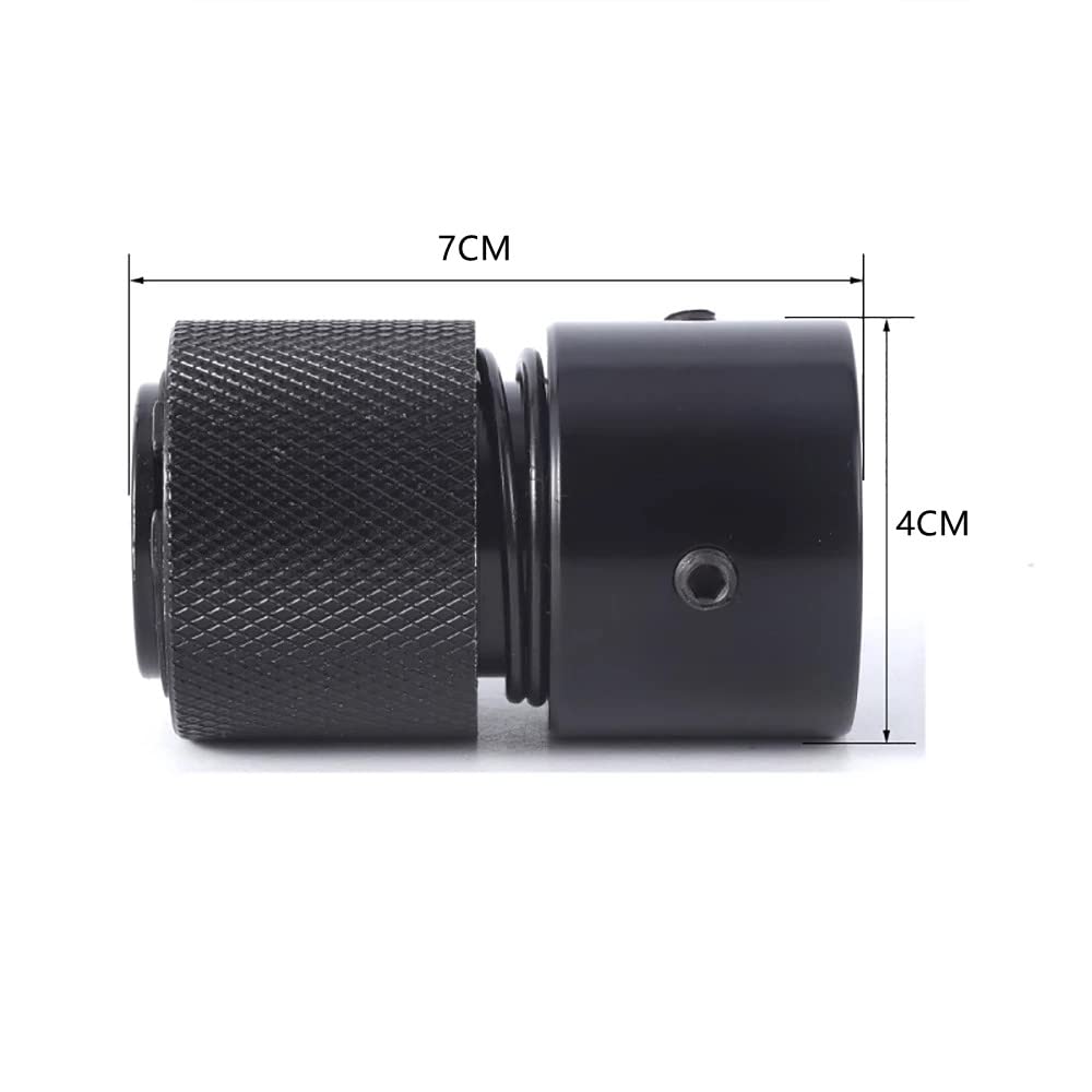 Self-Locking Spring-Free Quick Connector Retaining Chuck Chisel Holder Pneumatic Thread Lock Retainer Coupling Tool for Air Hammer