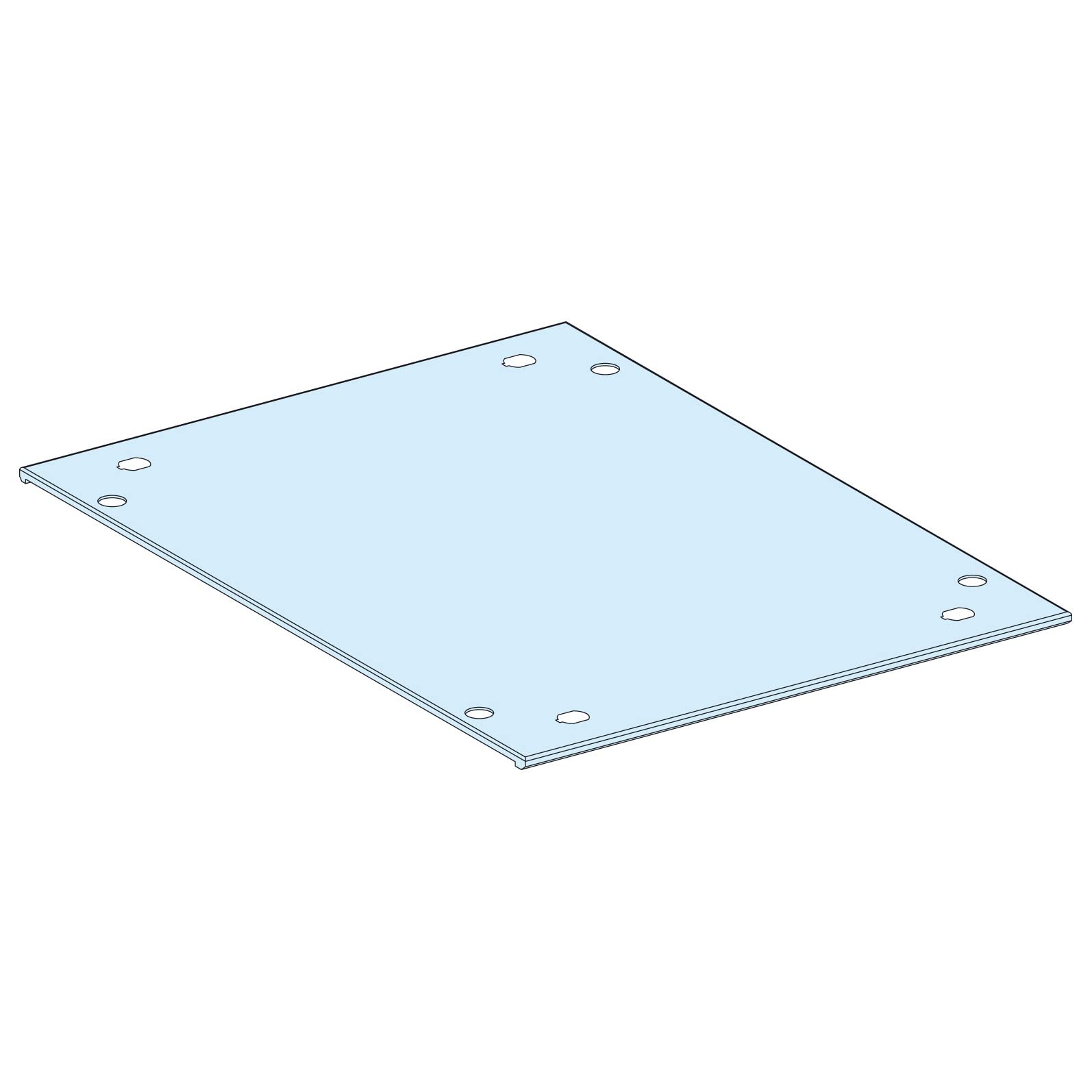 Schneider Electric Plafond P IP55 toit étanche largeur 400 prof 600