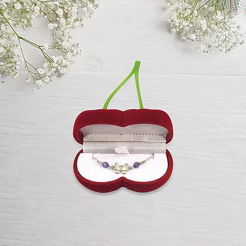 Vaveren Linda caixa de anel em forma de caixa de anel de joias linda caixa de presente, organizador