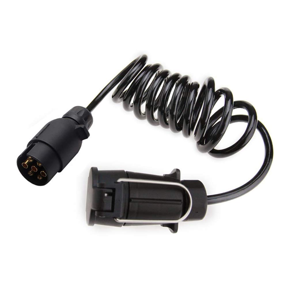 Amazon | 7ピンユーロトレーラー延長ケーブルワイヤーソケット