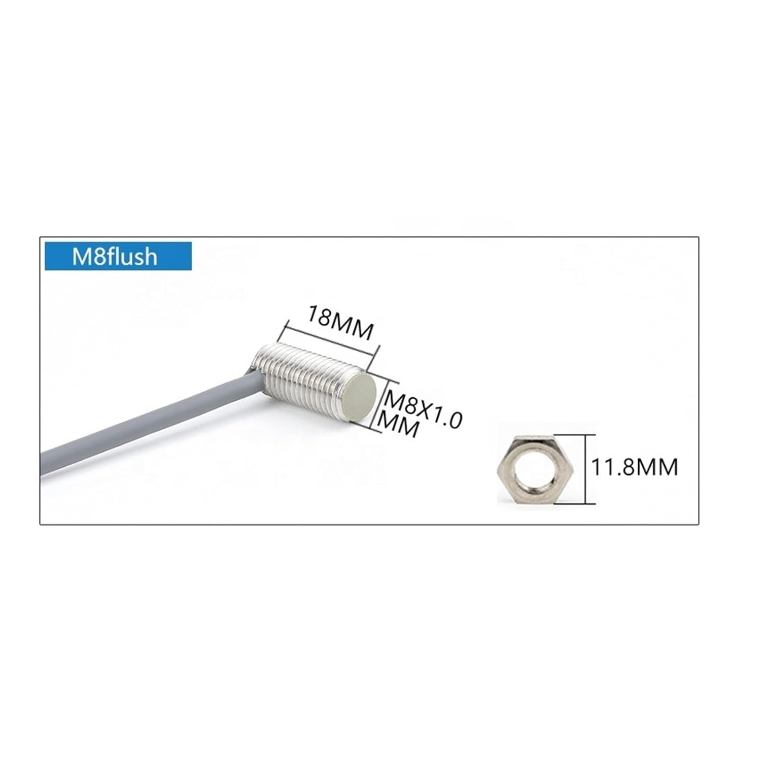 Elbow 90 Degree mini Short inductive Proximity Sensor(M8 Elbow Proximity Sensor)