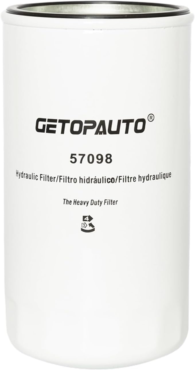 GETOPAUTO 57098 Hydraulic Oil Filter Compatible with Kubota Tractor L2900 L3130 L3300 L3410 L3430 L3560 L3710 L4600 L5040 M7040 MX4800 Replace P551779 HF35274 HHTA0-37710