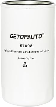 GETOPAUTO 57098 Hydraulic Oil Filter Compatible with Kubota Tractor L2900 L3130 L3300 L3410 L3430 L3560 L3710 L4600 L5040 M7040 MX4800 Replace P551779 HF35274 HHTA0-37710