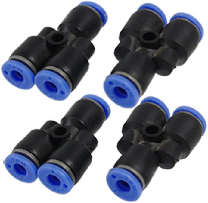 uxcell 4mm Y Union Tube Quick Connecting One Touch Fitting New