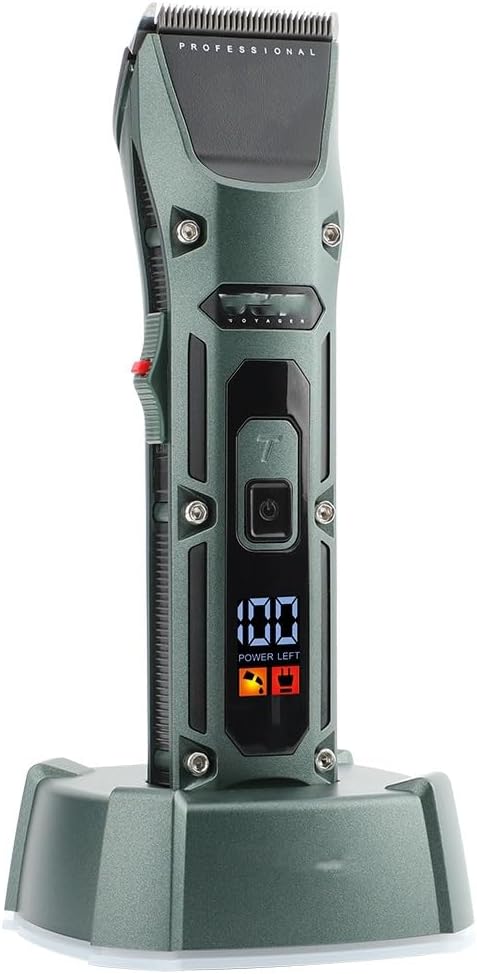 Hair Clippers for Men Clipper Professional TrRechargeable Cutting Machine Cordless with Charging Base for