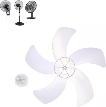 Fan Blades, Fan Splashing Part, Fan Replacement, Blades, Universal Type, 12/14/16/18 inches, 5 Blades, Diameter 11.8 inches 30 cm, 13.8 inches 30 cm, 13.8 inches 35 cm, 16 inches 5 Leaves
