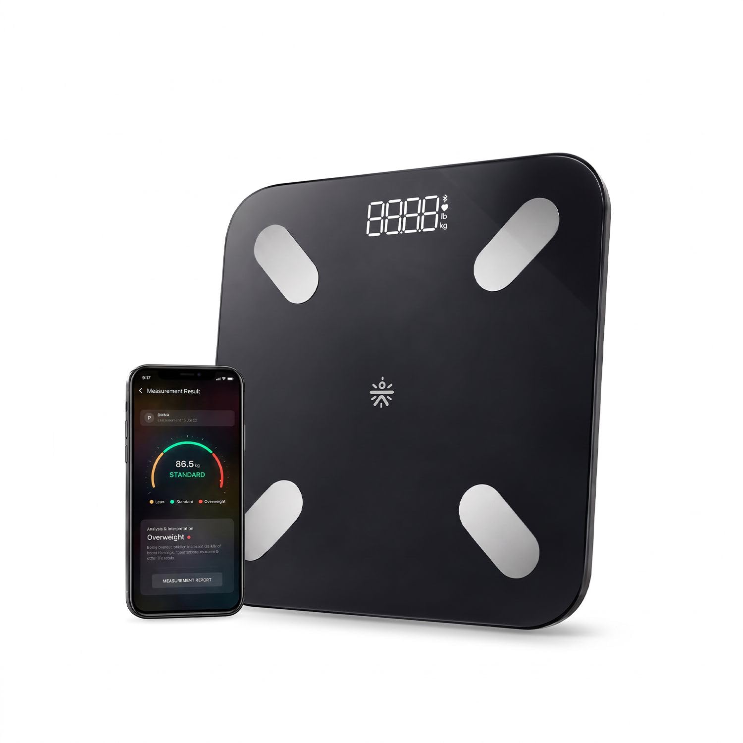 Click to enlarge Cult Smart Body Fat Scale, US FDA Approved, 20+ Parameters, BMI, 10 members, Bluetooth Weight Machine, Body Fat Analyzer, LED Display.