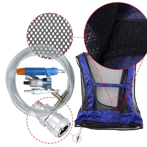 Gilet de refroidissement ventilé en nylon avec température ajustable