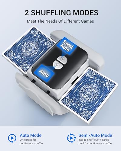 Rechargeable Automatic Card Shuffler for 1-2 Decks - image 7