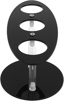 Ice Cream Cone Holder Stand, Acrylic 3 Holes Hand Roll Sushi Display Stand, Cupcake Waffle Ice Cream Cone Dispenser for Party Wedding Christmas Thanksgiving