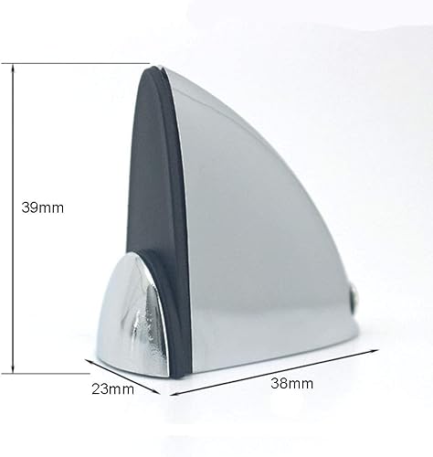 Miniatura 4 de Juego de 10 mini abrazaderas de vidrio NUZAMAS para estante de madera/vidrio, soportes de madera con soporte de vidrio, clip en forma de boca de