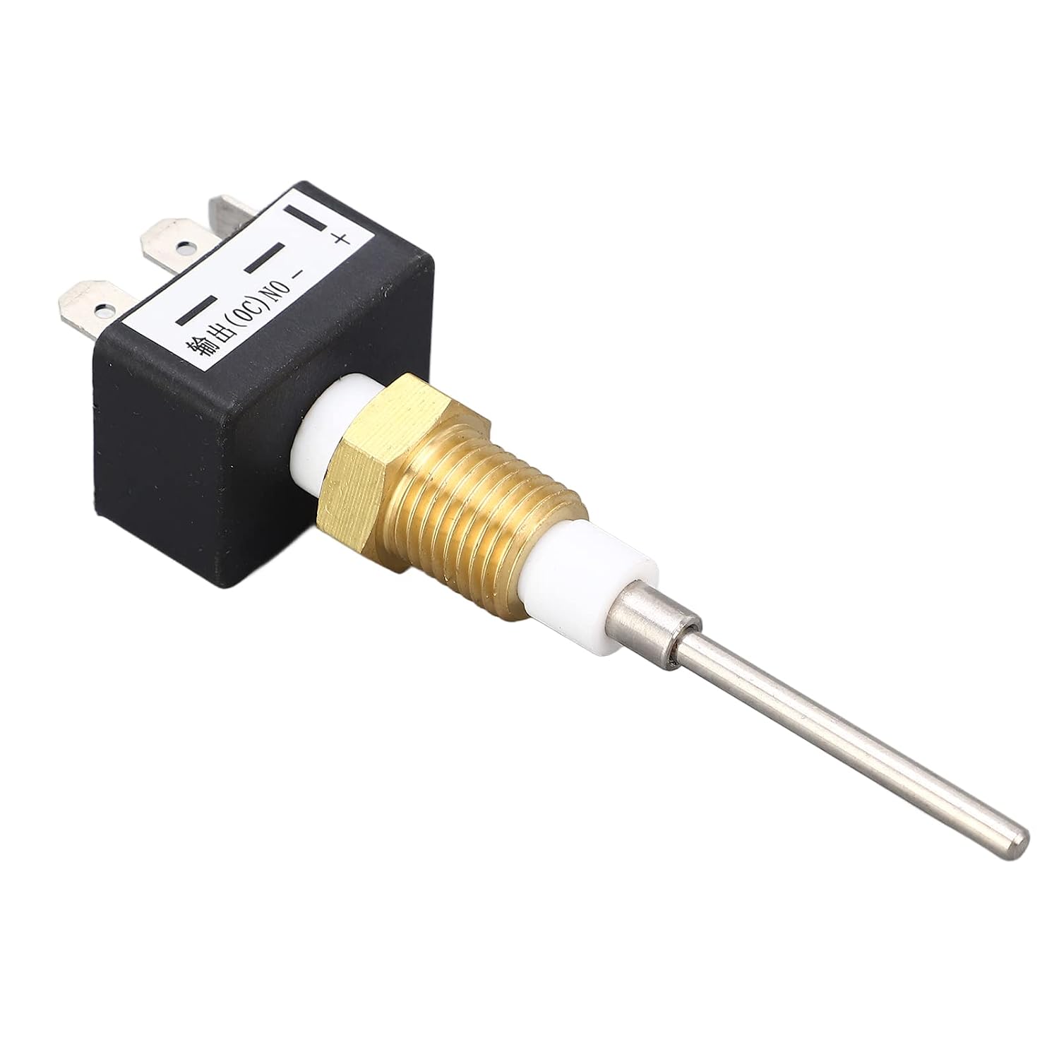 Water Level Sensor Water Tank Level Alarm Sensor NO Normally Open 1/4 NPT Thread Mounting with Alarm and Stop Function