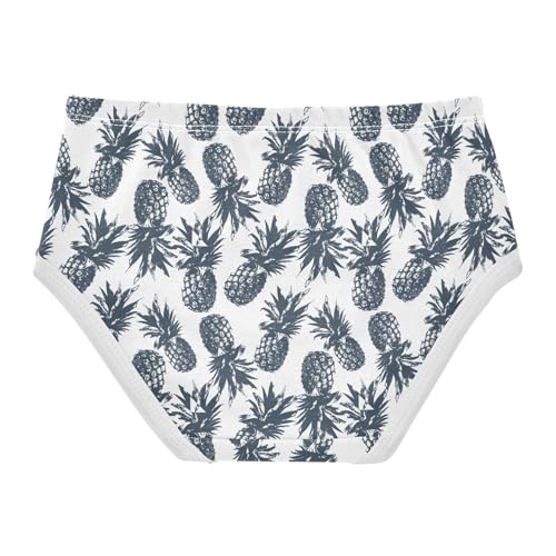 Girls' Underwear Tropical Pineaple Cotton Stretch Comfort Toddler Panties2