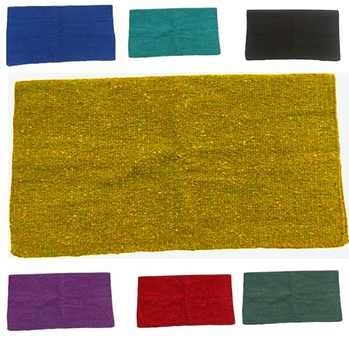 Majestic Ally MA-0972 Solid Color 34"X 36 Inch Traditional Acrylic Saddle Blanket