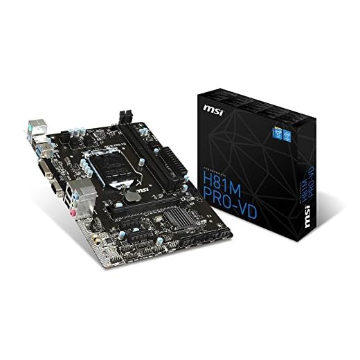 MSI Mainboard H81M PRO-VD mATX LGA 1150 Intel H81 max. 32GB DDR3