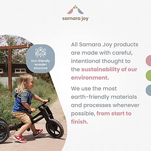 4-In-1 Adjustable Balance Bike - Eco Wooden Balance Bike For 18 Months To 5 Years Old - Converts From Tricycle To Push Bike To Kids Bike - Grows With Your Child - No Pedals Or Brakes (Raw Wood) #TOP6