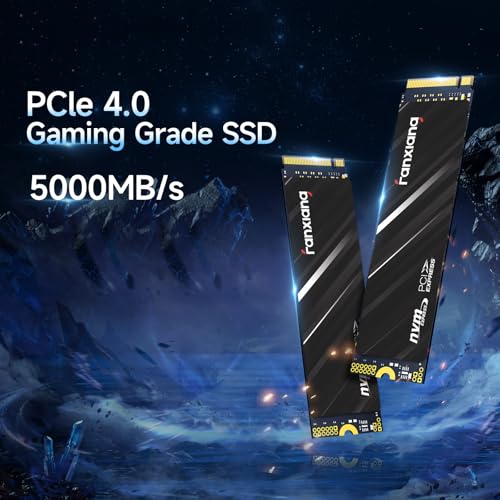 fanxiang SSD 2To NVMe M.2 PCIe 4x4, jusqu'à 5000 Mo/s - 6