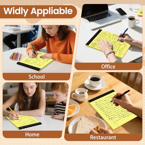 Cuadernos amarillos de 8.5 x 11.75 con hojas de alta visibilidad 6