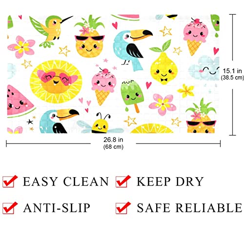 Tapis de douche antidérapant sans latex pour éviter les glissades