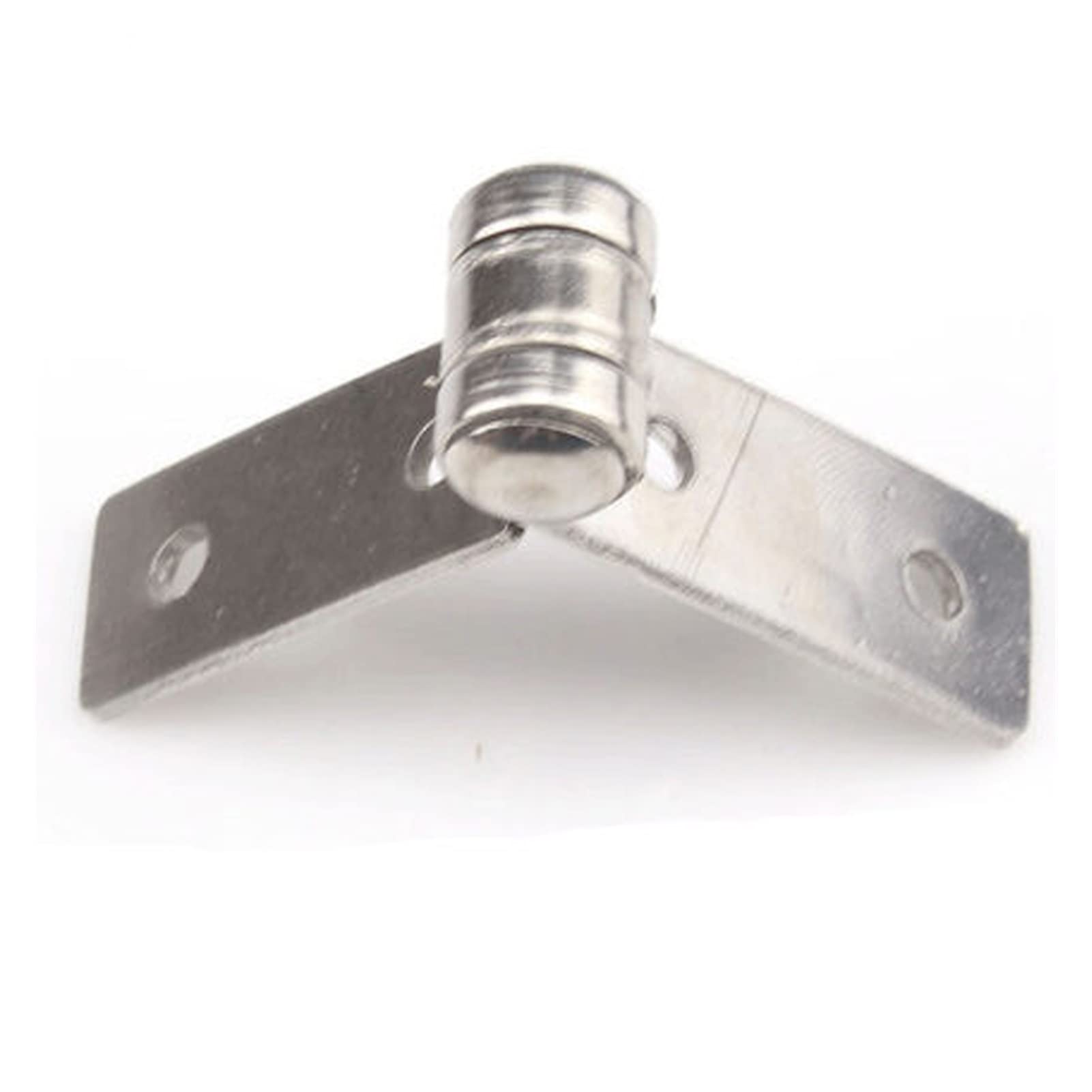 Nvsfzgiyg Silver Butt Hinges,Door Hinge,Latch Hasps, 1Pc Stainless Steel Nothing Frame Fold Balcony Window Parts Resist Crack Hardware Essories