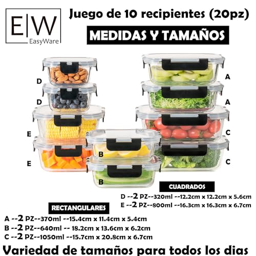 La Mejor Selección de Refractarios de vidrio con tapa Top diez. 3 La Mejor Selección de Refractarios de vidrio con tapa Top diez. 3
