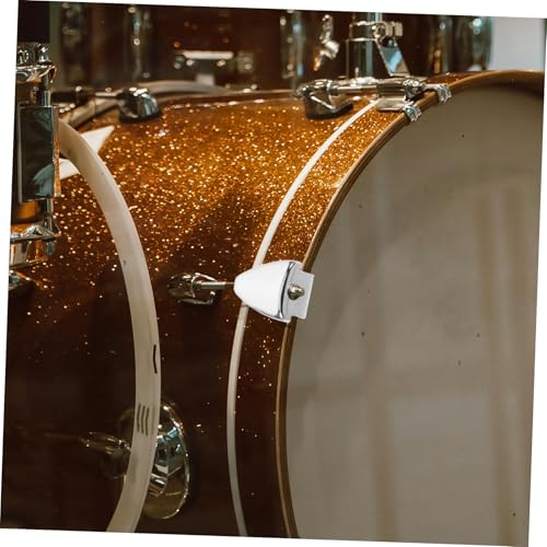 Abaodam 10pcs Ganchos Metálicos para Batería, Accesorios para Bombo y Redoblante, Partes Resistentes para Mejorar Sonido y Estabilidad miniatura 5