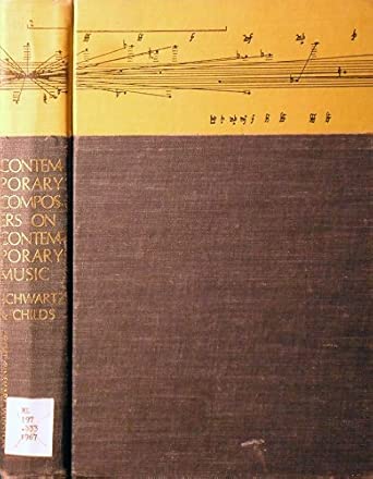 Contemporary composers on contemporary music book cover