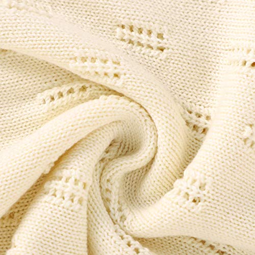 Lawkul Knit Baby Boy Romper Sleeveless With Hat Sets 100 Cotton Jumpsuit Baby Overall Solid Plain Bodysuit Newborn One Piece 0-6 Months Onesies Cream Outfit 2Pcs #TOP6