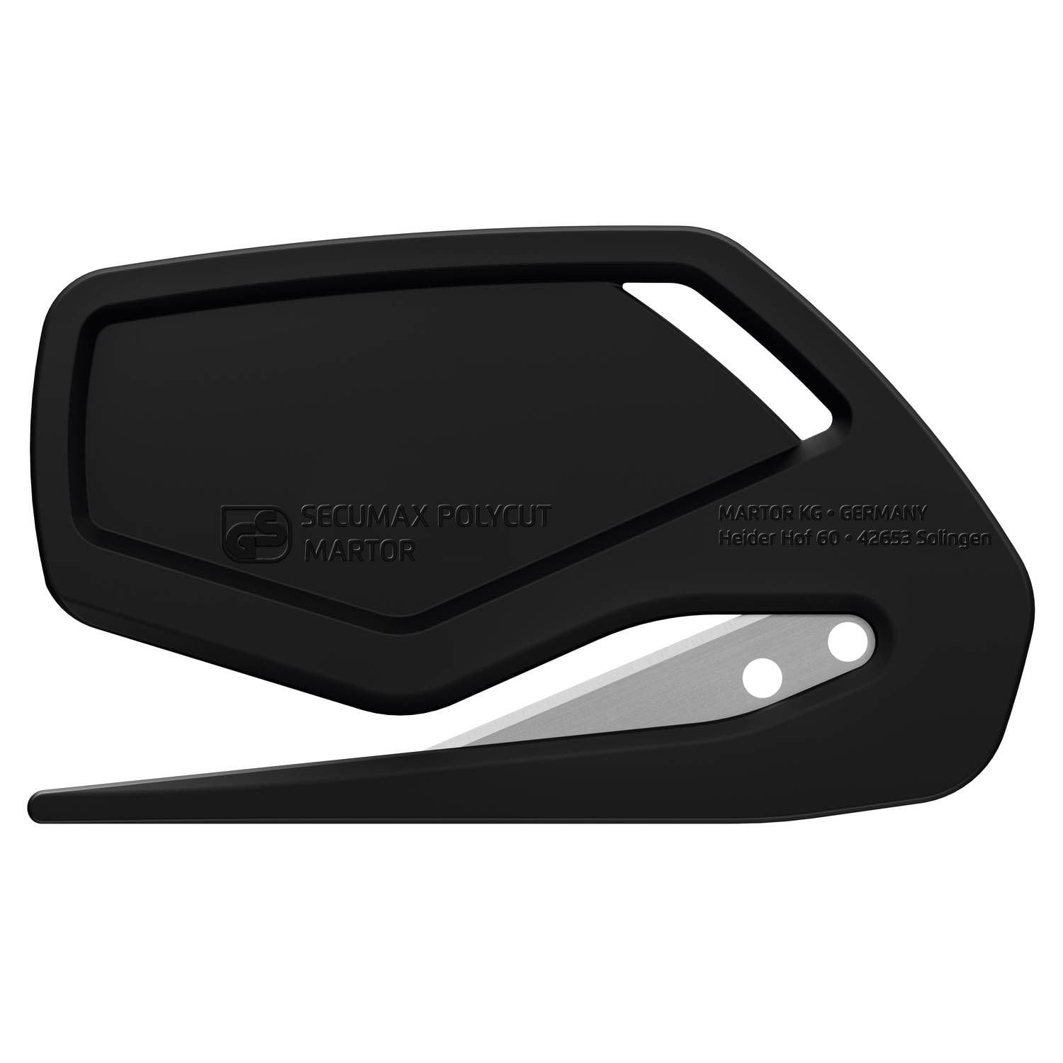 MARTOR 100 x Coltello di sicurezza, lama nascosta, SECUMAX POLYCUT, coltello Cutter professionale, leggero, plastica, Per mancini e destrorsi
