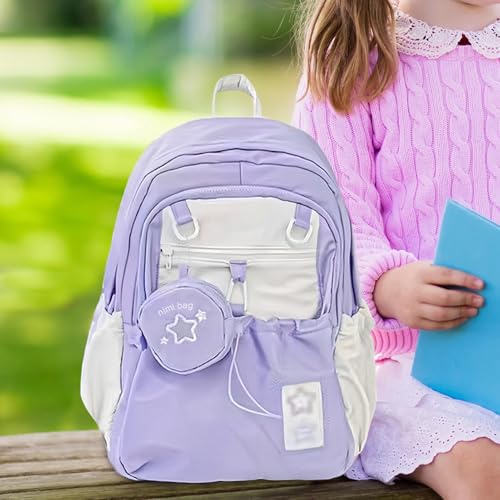Mochila para adolescentes que alivia el dolor de espalda con soporte ergonómico 7
