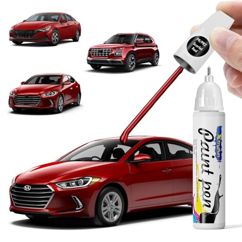 XTryfun Scarlet Red/Fiery Red (PR2) Touch Up Paint Compatible with Hyundai by XTryfun - Used condition - US$14.01