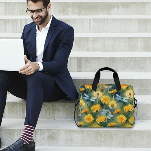 Maletín para portátil 15.6 pulg con estampado floral miniatura 3