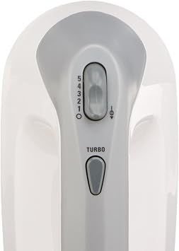 BLACK+DECKER Lightweight Hand Mixer, White, MX1500W