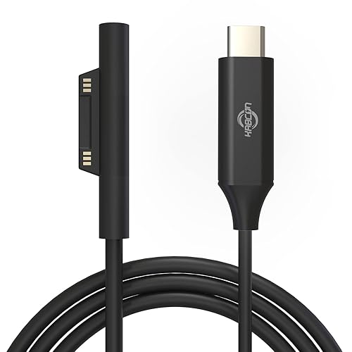 Miniatura 7 de KABCON Surface Connect to USB C Cable de carga para Microsoft Surface Pro 7, Go, Laptop 4, 3, 2, 1 - 4.9 pies y funda de viaje