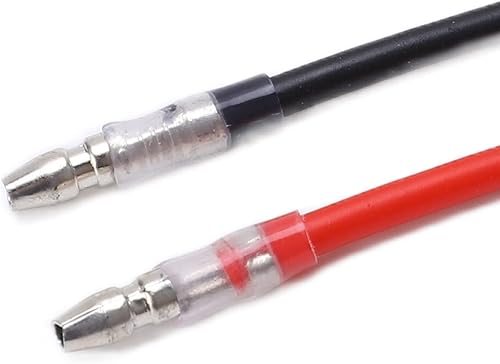 Miniatura 4 de Dilwe Cable de motor RC, enchufe de goma de 0.157 in, silicona 16 AWG, cable de núcleo premium, 392.0 F, para motores cepillados 380390540550775795,