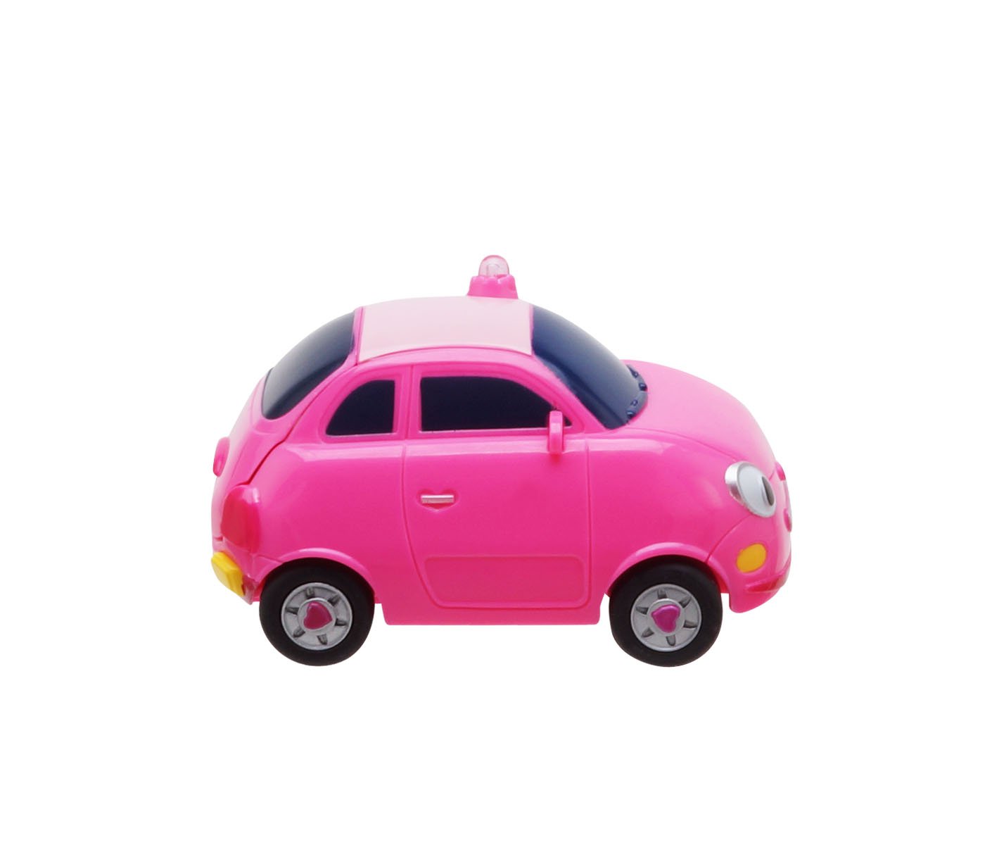 単品シリーズ タヨの仲間たち 正規品 ちびっこバス タヨ 韓国 人気 アニメ バス おもちゃ 乗り物 くるま はたらくくるま ミニカー トイカー 知育玩具 プレゼント 誕生日 クリスマス 子供 キッズ 女の子 男の子 3歳 4歳 5歳 小学生 (ハート) - 2