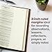 KJV Notetaking Bible, Large Print Edition, Brown/Tan LeatherTouch Over Board, Red Letter, Wide Margins, Journaling Space, Single-Column, Reading Plan, Easy-to-Read Bible MCM Type