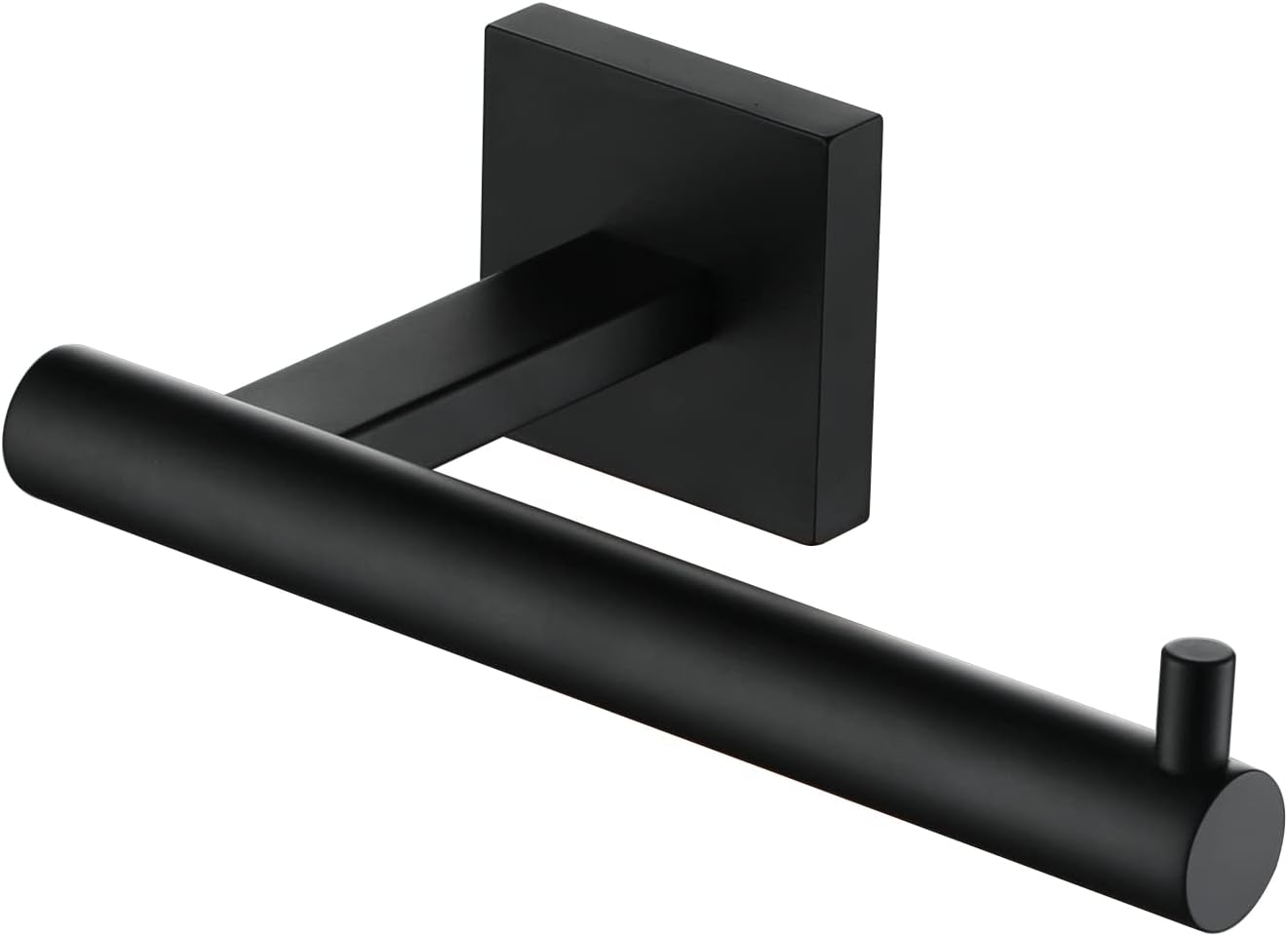 Matte Black Stainless Steel Wall Mounted Toilet Paper Holder