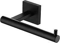 Vista 1 de KOKOSIRI Soporte de papel higiénico para baño, soporte para rollo de papel higiénico, soporte Mega Rollos, acero inoxidable negro mate B2005BK