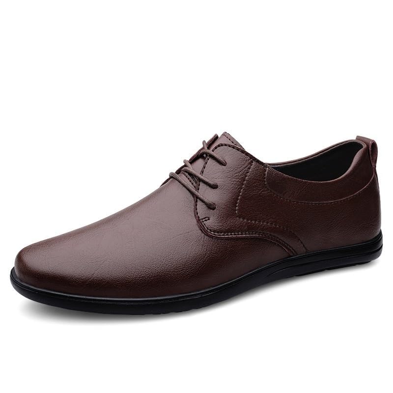 Men Fashion Classic Dress Shoes Formal Work Pointed Toe Non-Slip Softsole Comfortable Oxford Shoes