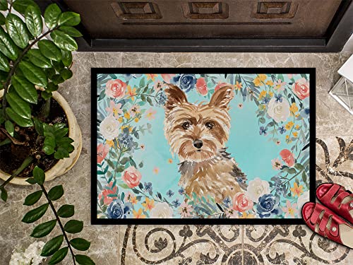 Caroline's Treasures Ck3401Jmat Yorkie Doormat 24X36, Front Door Mat Indoor Outdoor Rugs For Entryway, Non Slip Washable Low Pile, #TOP2