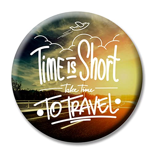 Funky Fashion Badges Set Of Six - Gift for Birthday, Travelers, Party - Gift for SIster, Brother, Friend, Relative, Family