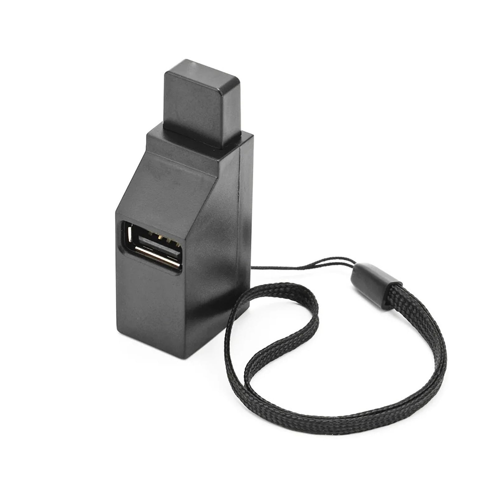 Hub USB 3.0 a 4 porte, sdoppiatore multifunzione per computer portatile, auto, ufficio (nero-USB3.0)