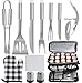 Makimy 3-Piece BBQ Tool Set - Gift Box - Best Value Grill Accessories Professional-Grade Heavy Duty Extra Strong Stainless-Steel With Non-Slip Handles on Amazon