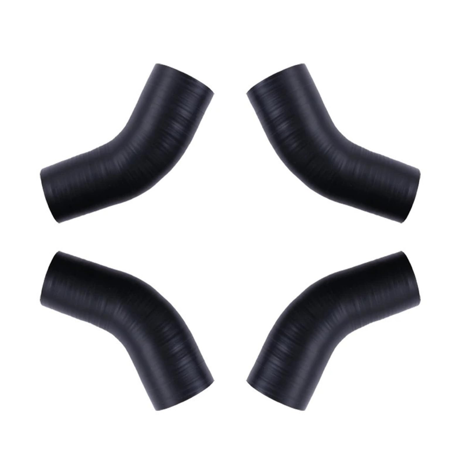 3PLY silikonowy łokieć redukcyjny 45 stopni, 38 mm-90 mm ID 102 mm matowy czarny wąż turbo (45-ID57-70 mm)