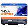 LxTek 142A Toner Con Chip Compatibili per Toner HP Laserjet M140W per HP 142A W1420A 142X W1420X per Laserjet Pro M110w M110 MFP M140w M140 M139w M139 (Nero, 1-Pack)
