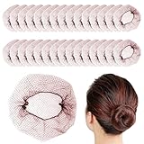 Multifuncional: la red para el cabello es fácil de organizar y se puede usar para ballet, servicio, trabajo y muchos otros escenarios. Perfecto para empleados de bancos, empleados de hoteles, auxiliares de vuelo, enfermeras, bailarines o patinadores sobre hielo, trabajadores de servicios que necesitan recogerse el pelo en un moño.