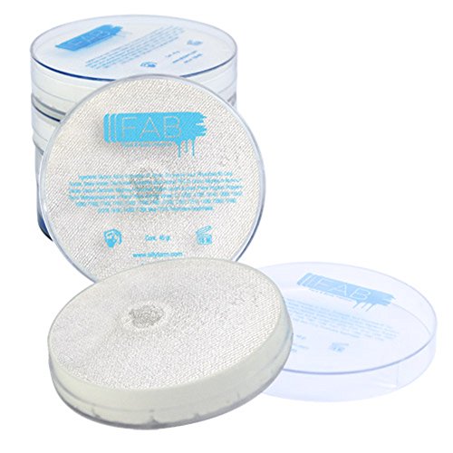 Silly Farm FAB Face Paint - White Shimmer 140 (45g)