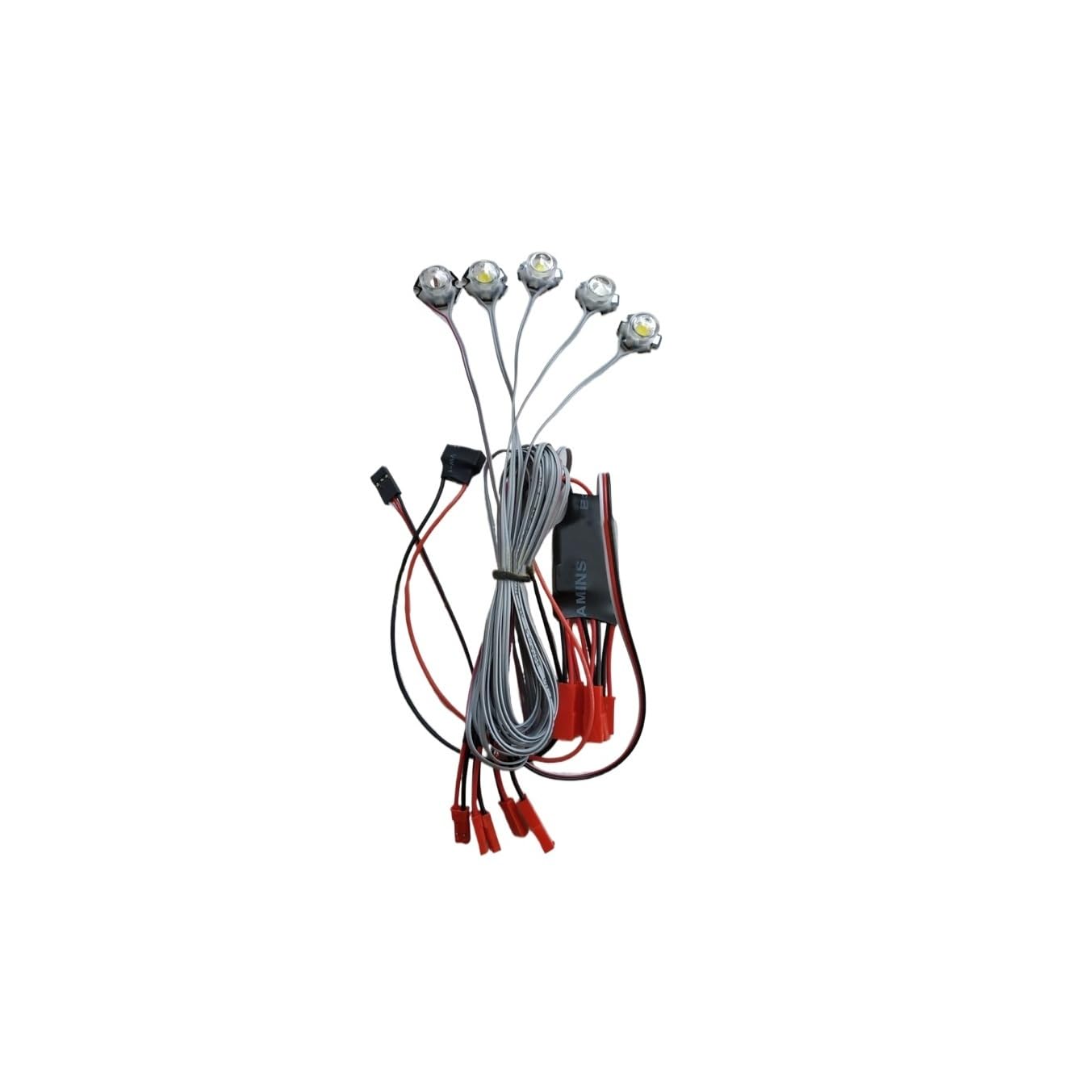 Luce Stroboscopica LED 5W Con Modulo Controller | Connettore batteria 2S 3S 4S 5S,connettore JST,per navigazione notturna aereo(Type 2 2S Plug)