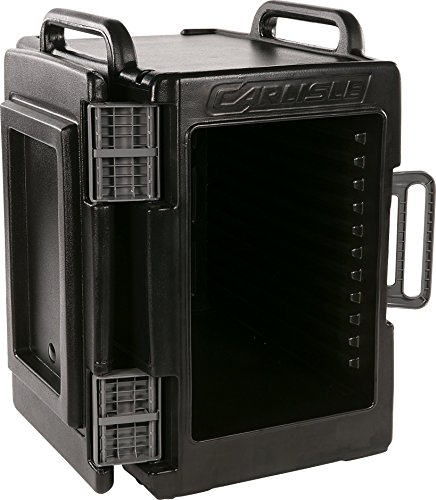 Carlisle Foodservice Products It40003 Cateraide It End Loading Insulated Food Pan Carrier, 6 Pan Capacity, Onyx #TOP24